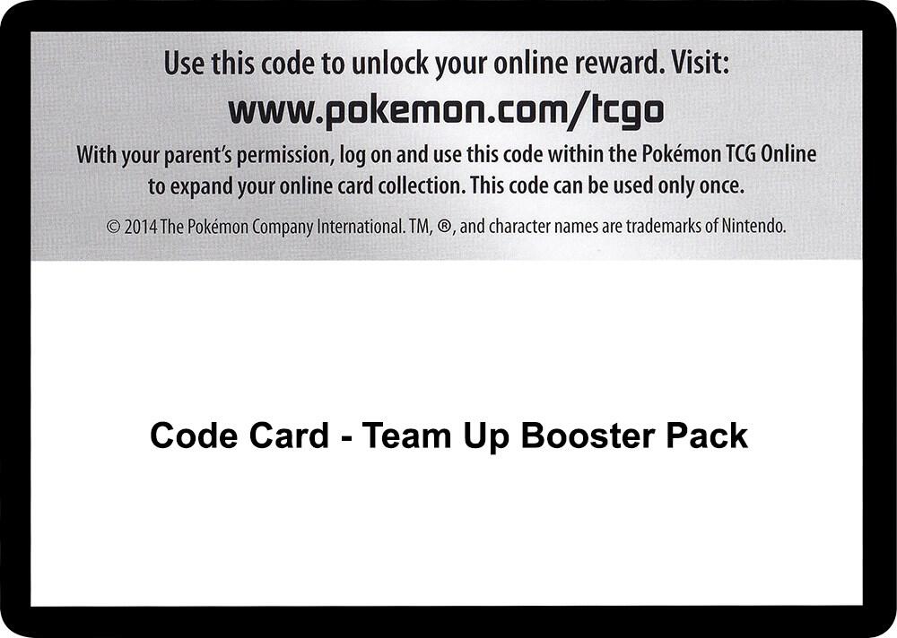 Code Card - Team Up Booster Pack