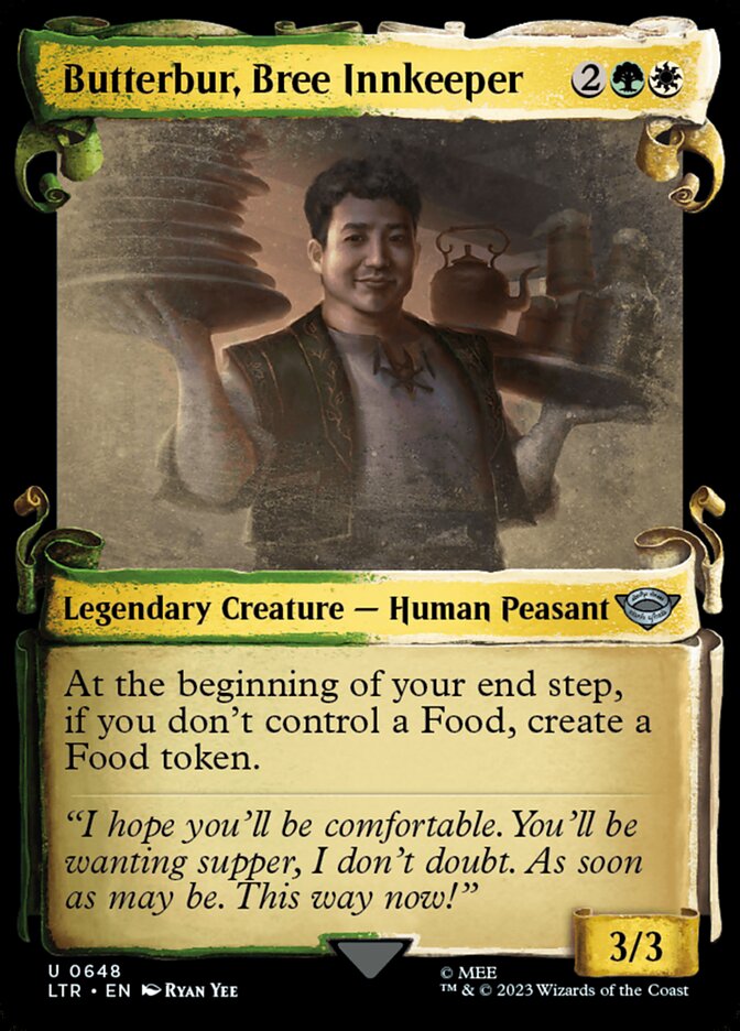 Butterbur, Bree Innkeeper (Showcase Scrolls)