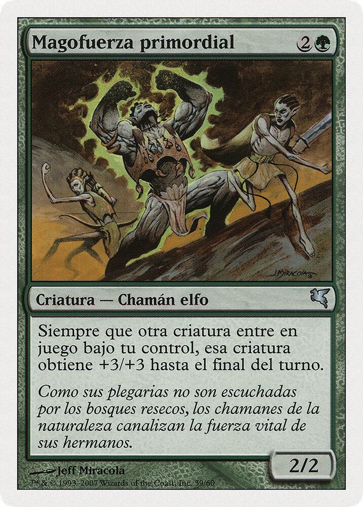 Primal Forcemage (Spanish) - "Magofuerza primordial"