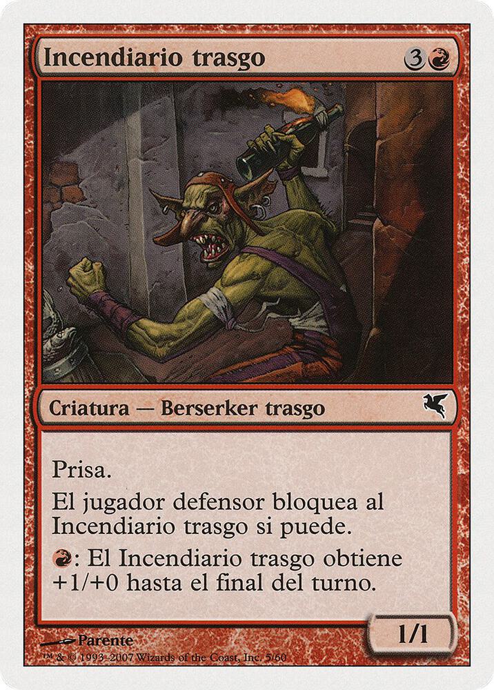 Goblin Fire Fiend (Spanish) - "Incendiario trasgo"
