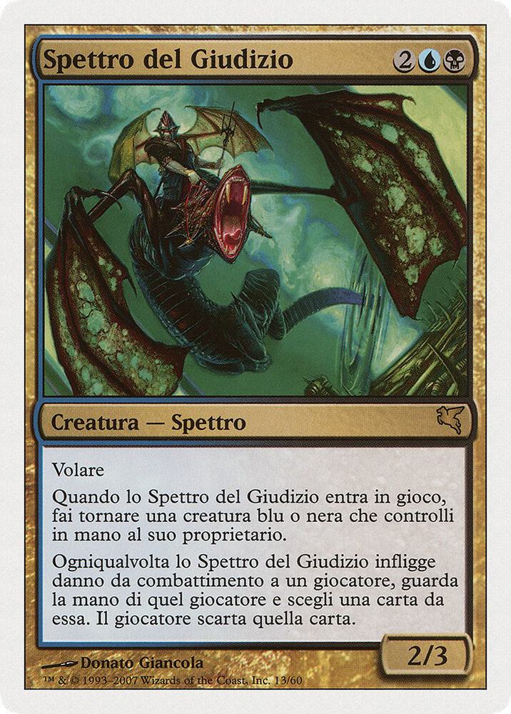 Doomsday Specter (Italian) - "Spettro del Giudizio"