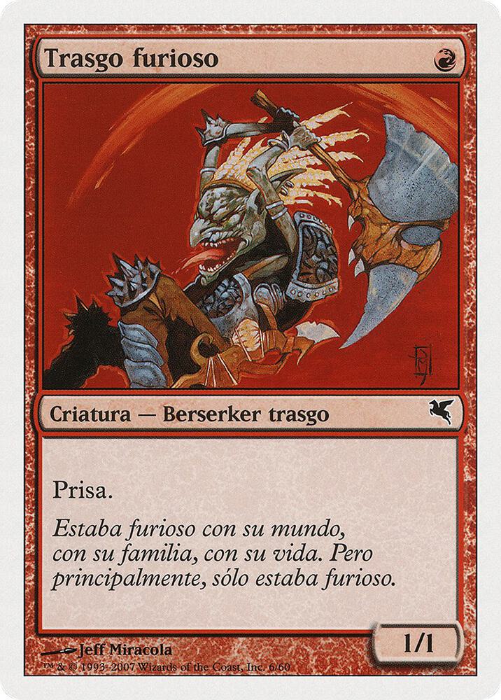 Raging Goblin (Spanish) - "Trasgo furioso"