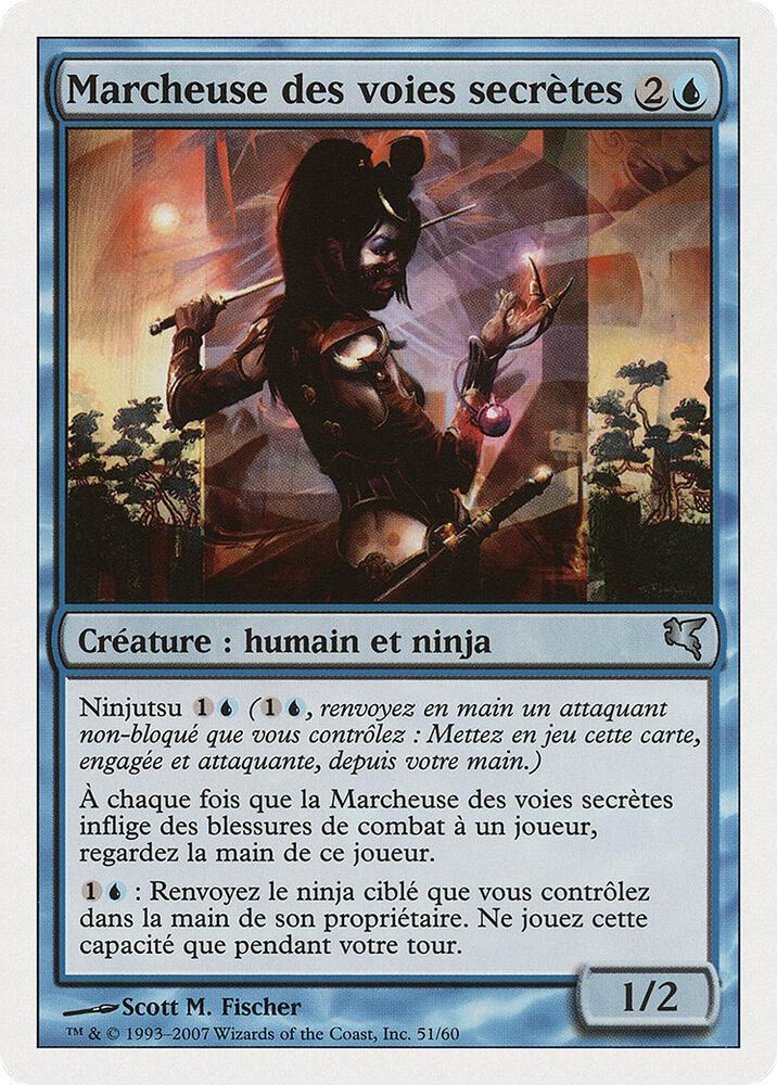 Walker of Secret Ways (French) - "Marcheuse des voies secrètes"