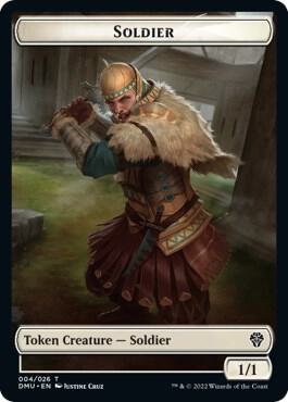 Soldier // Badger Double-Sided Token