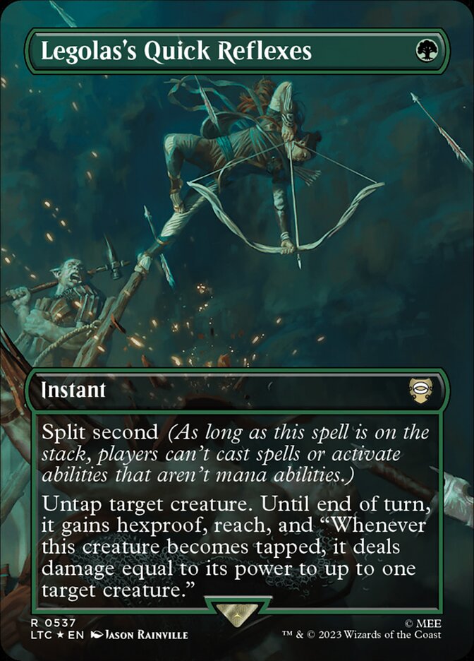 Legolas's Quick Reflexes (Borderless) (Surge Foil)