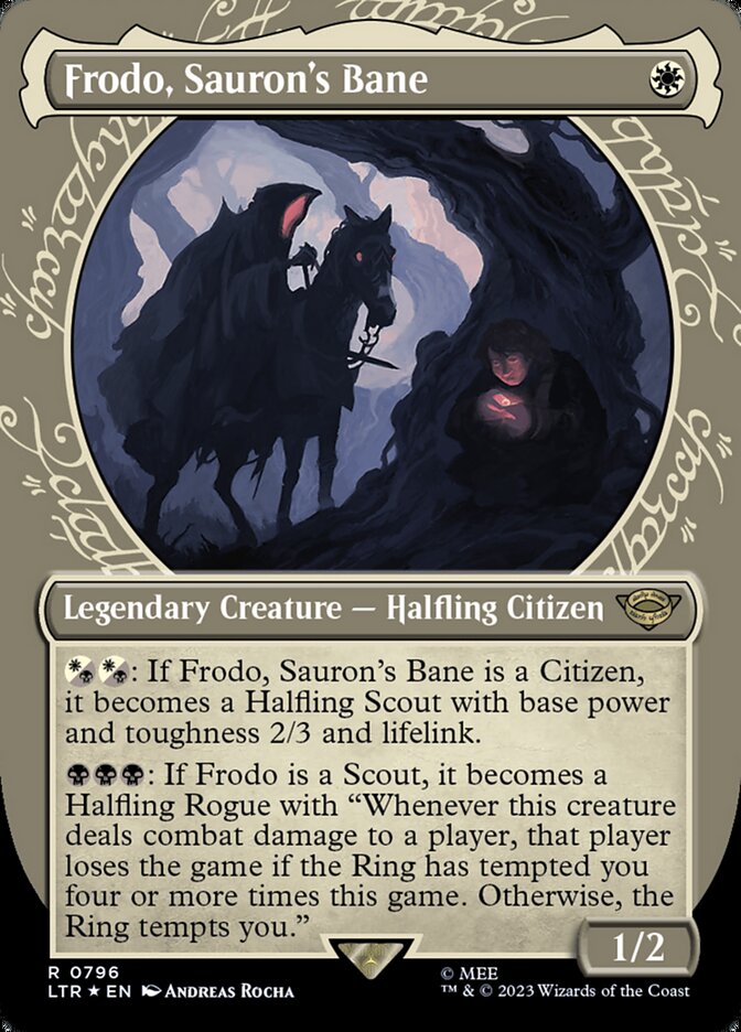 Frodo, Sauron's Bane (Showcase) (Surge Foil)