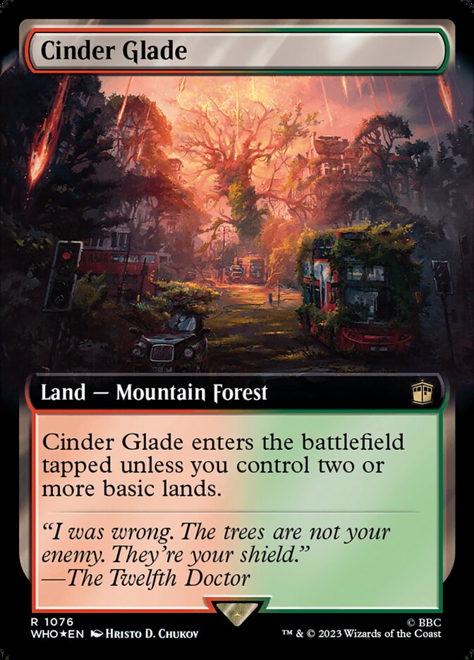 Cinder Glade (Extended Art) (Surge Foil)