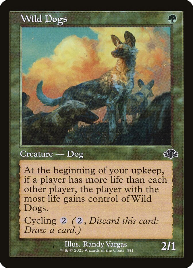 Wild Dogs (Retro Frame)