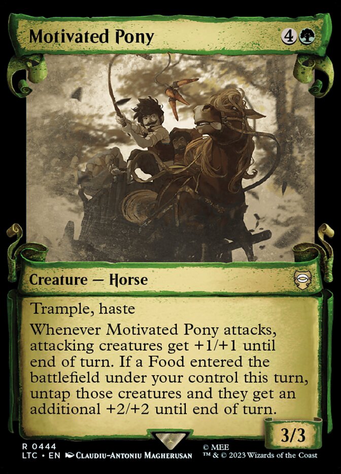 Motivated Pony (Showcase Scrolls)