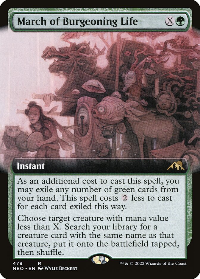 March of Burgeoning Life (Extended Art)