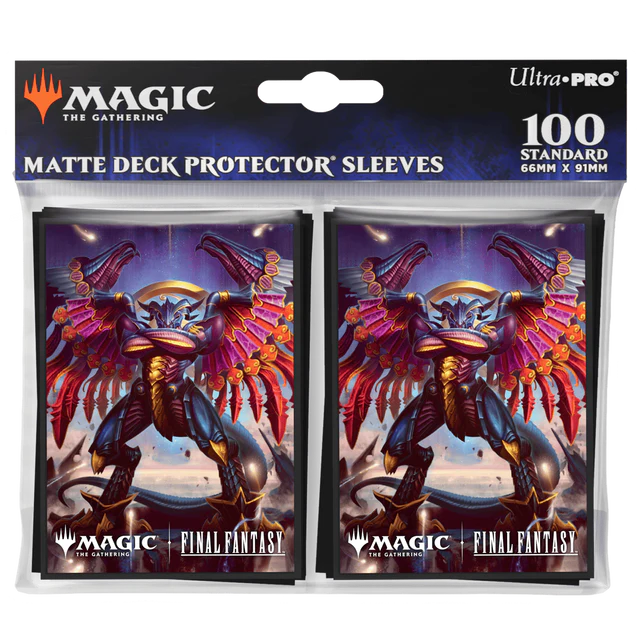 Ultra Pro: Commander V6-Magic: The Gathering®—FINAL FANTASY™ Summon: Bahamut 100ct DECK PROTECTOR® Sleeves