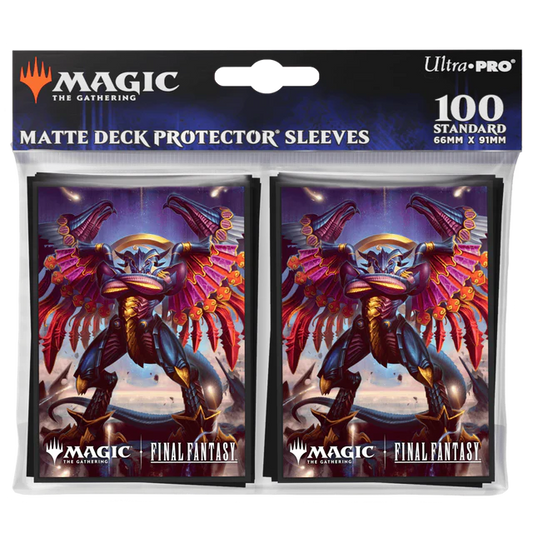 Ultra Pro: Commander V6-Magic: The Gathering®—FINAL FANTASY™ Summon: Bahamut 100ct DECK PROTECTOR® Sleeves