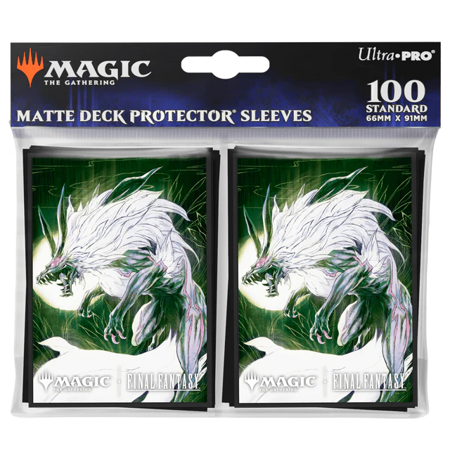 Ultra Pro: Commander V7-Magic: The Gathering®—FINAL FANTASY™ Summon: Fenrir 100ct DECK PROTECTOR® Sleeves