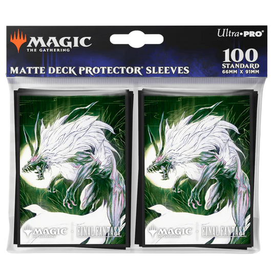 Ultra Pro: Commander V7-Magic: The Gathering®—FINAL FANTASY™ Summon: Fenrir 100ct DECK PROTECTOR® Sleeves