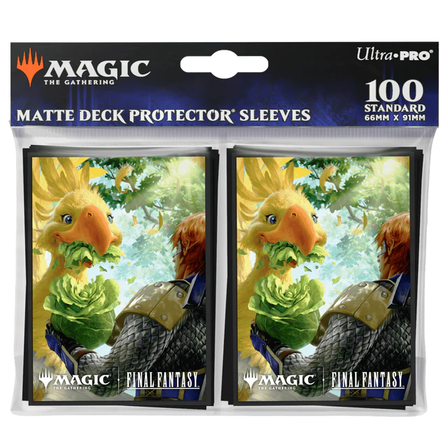 Ultra Pro: Commander V8-Magic: The Gathering®—FINAL FANTASY™ Gysahl Greens 100ct DECK PROTECTOR® Sleeves