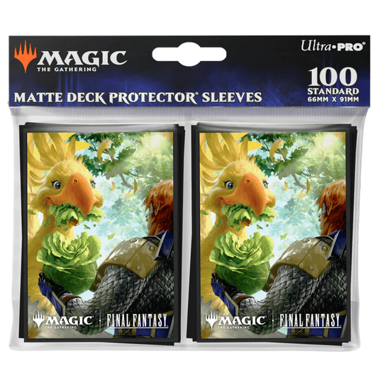 Ultra Pro: Commander V8-Magic: The Gathering®—FINAL FANTASY™ Gysahl Greens 100ct DECK PROTECTOR® Sleeves