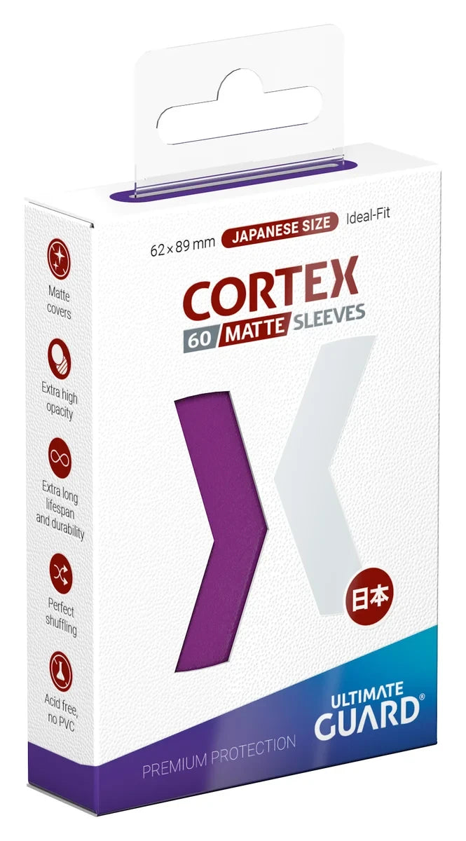 Ultimate Guard: Purple Cortex Matte Sleeves- Japanese Size Sleeves
