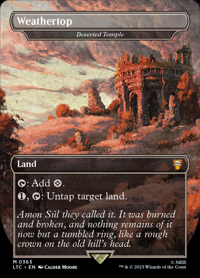 Weathertop - Deserted Temple (Borderless)