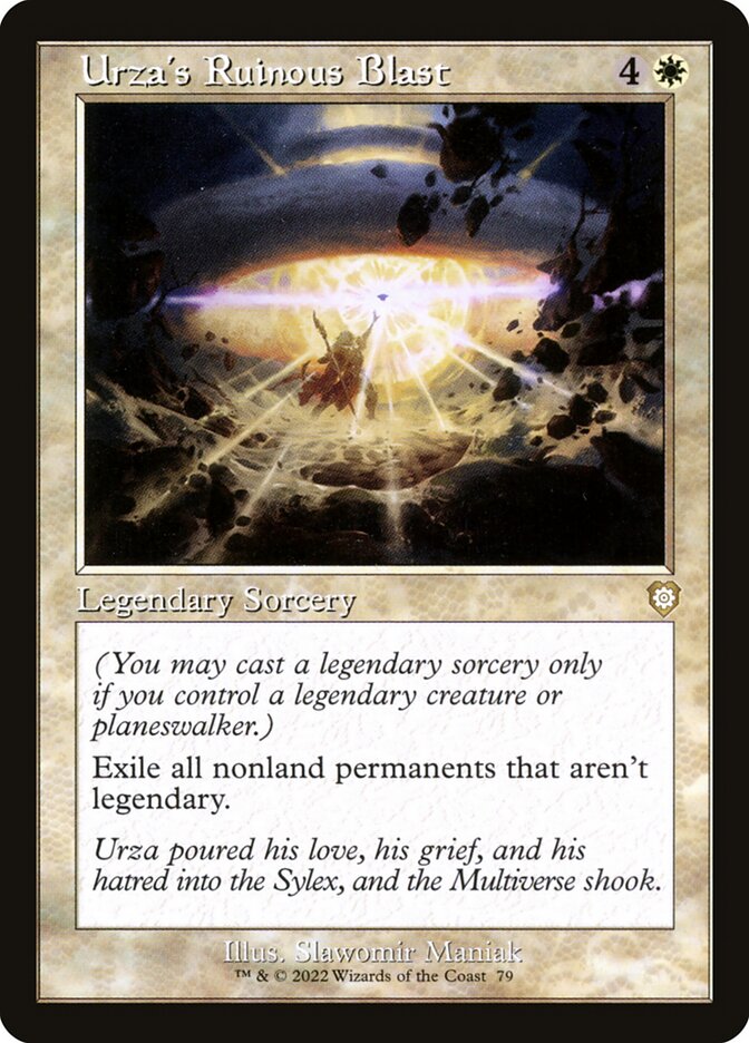 Urza's Ruinous Blast (Retro Frame)