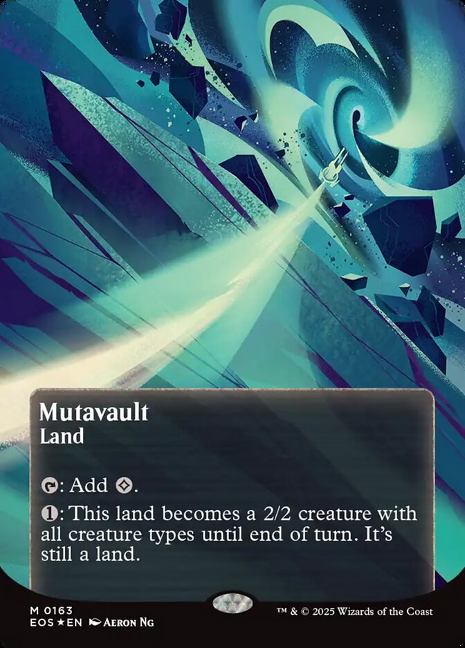 Mutavault (0163) (Borderless) (Galaxy Foil)