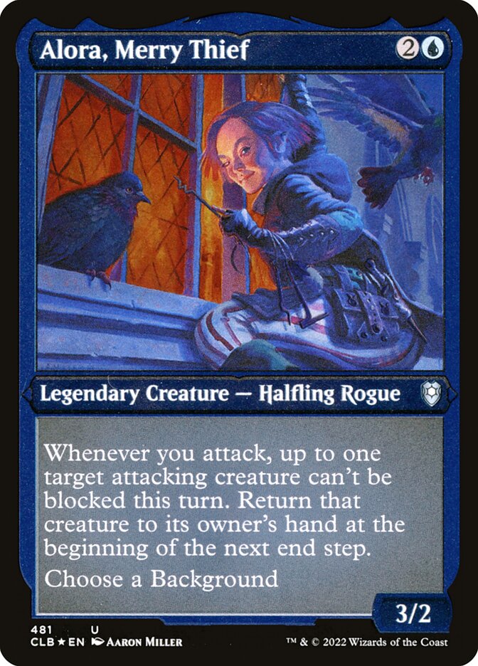 Alora, Merry Thief (Foil Etched)