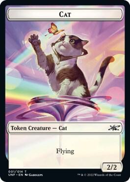 Cat // Storm Crow Double-sided Token