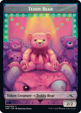 Teddy Bear // Food (010) Double-sided Token