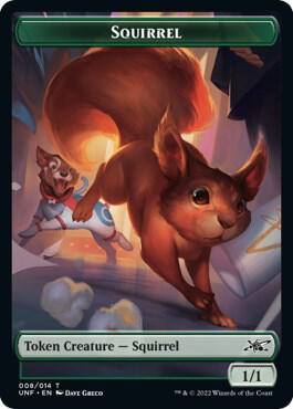 Squirrel // Storm Crow Double-sided Token
