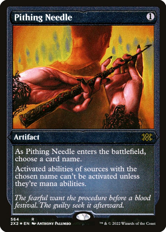 Pithing Needle (Foil Etched)