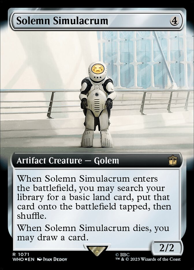 Solemn Simulacrum (Extended Art) (Surge Foil)