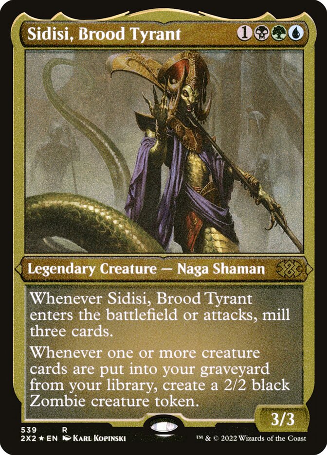 Sidisi, Brood Tyrant (Foil Etched)