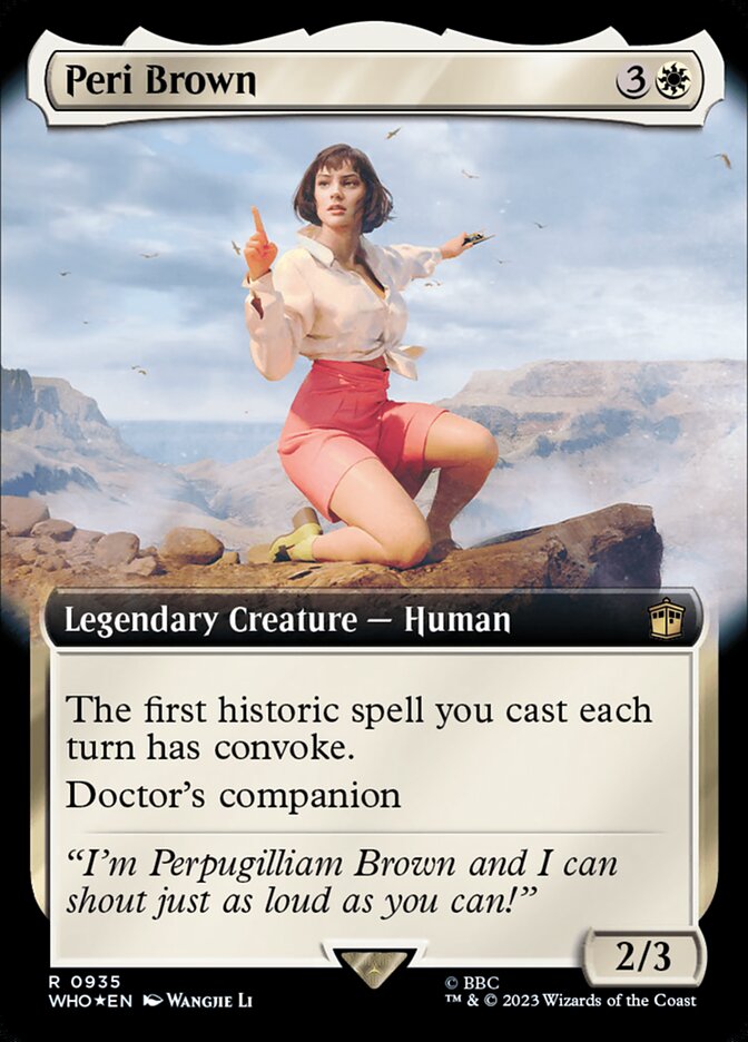 Peri Brown (Extended Art) (Surge Foil)