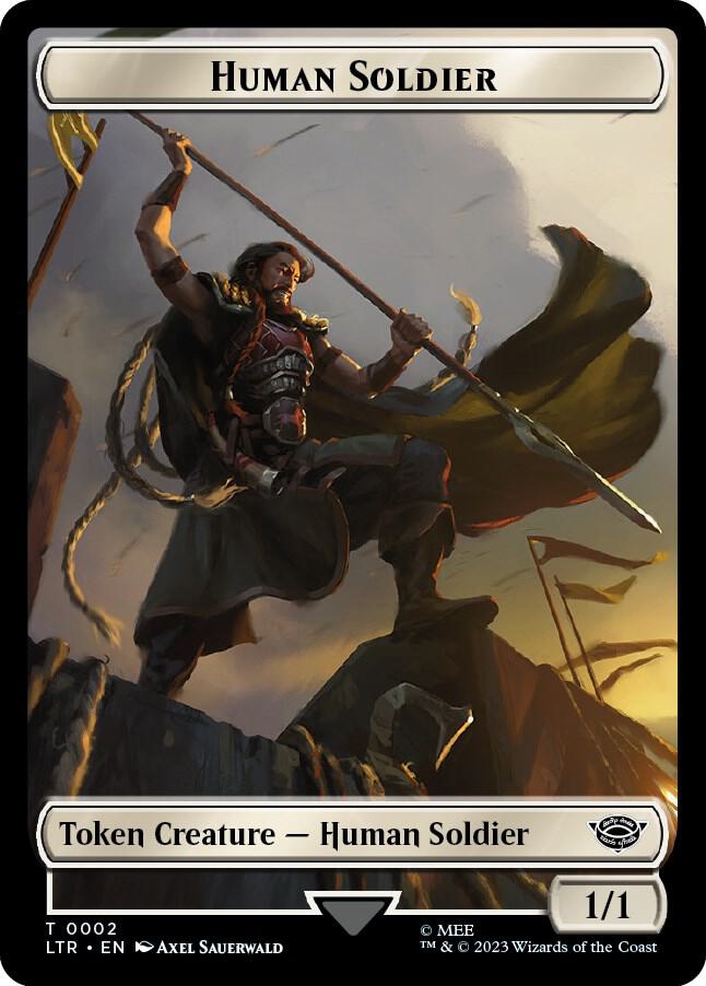 Human Soldier (0002) // Food (0011) Double-Sided Token