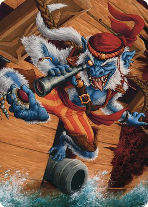 Treasure Nabber Art Card