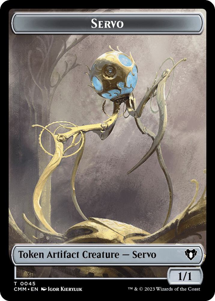 Servo // Phyrexian Beast Double-Sided Token
