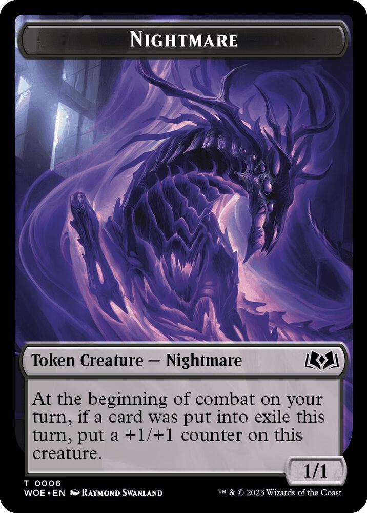 Nightmare // Food (0012) Double-Sided Token