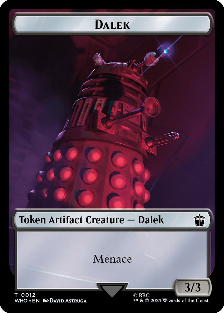 Dalek // Food (0025) Double-Sided Token