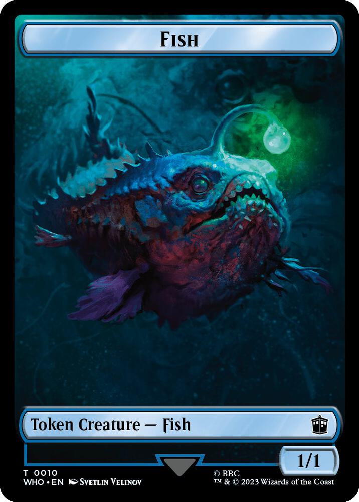 Fish // Clue (0022) Double-Sided Token