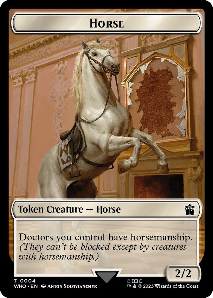 Horse // Treasure (0028) Double-Sided Token