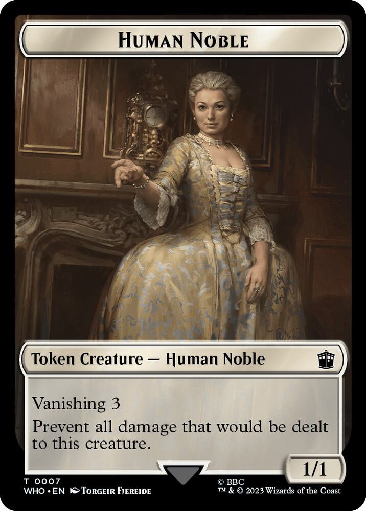 Human Noble // Food (0027) Double-Sided Token