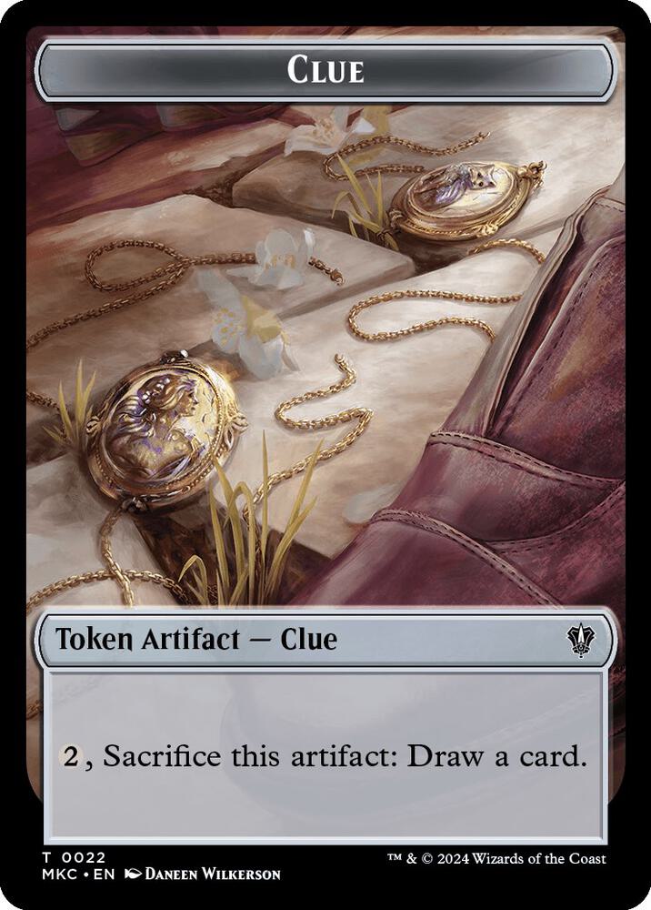 Clue // Food Double-Sided Token