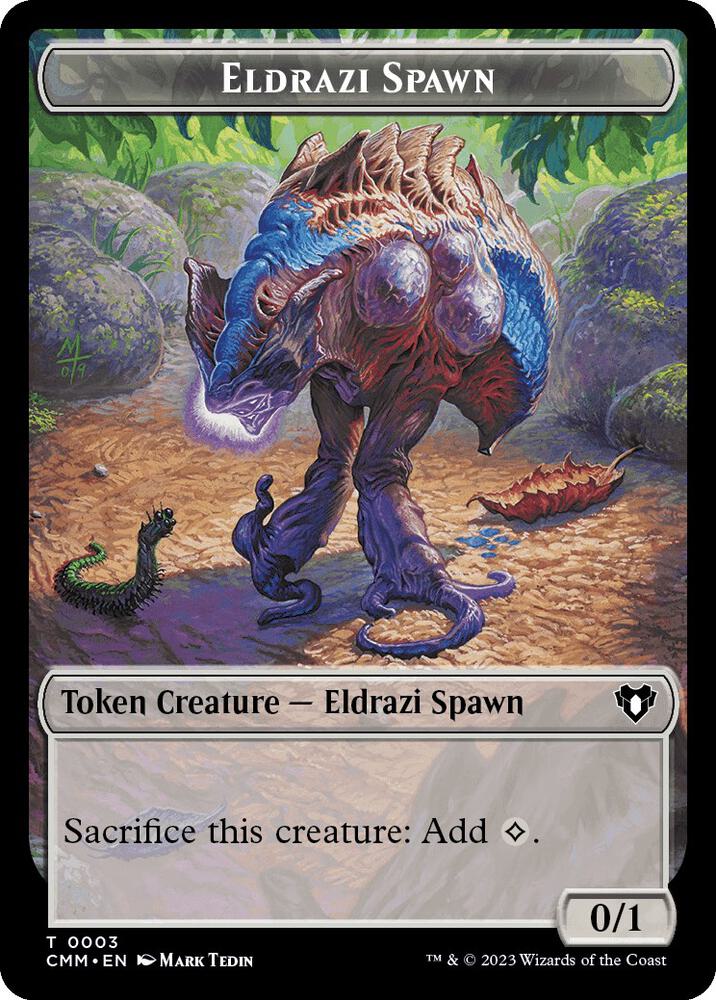 Eldrazi Spawn // Satyr Double-Sided Token