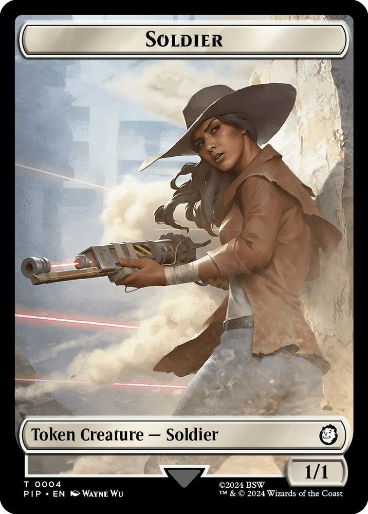 Soldier (0004) // Human Soldier Double-Sided Token