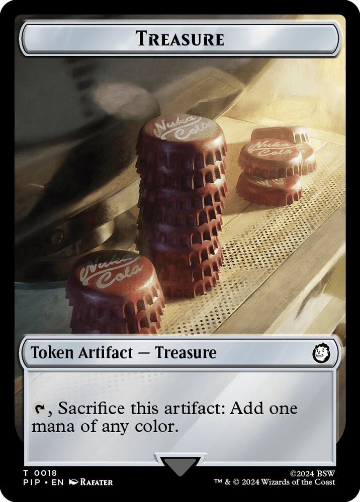 Treasure (0018) // Warrior Double-Sided Token