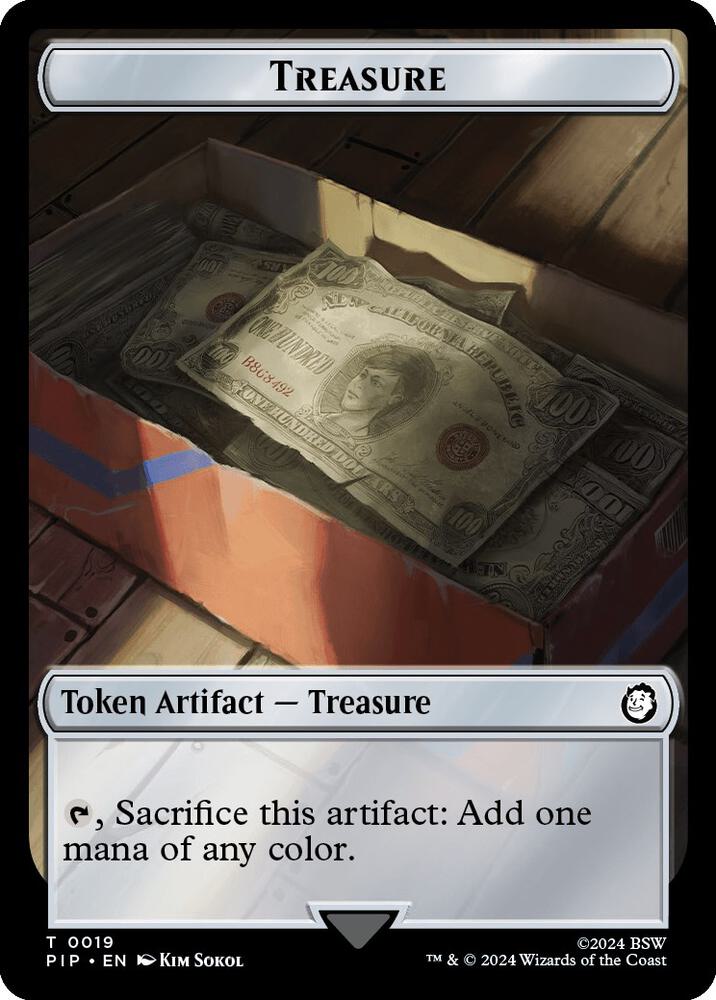 Treasure (0019) // Wasteland Survival Guide Double-Sided Token