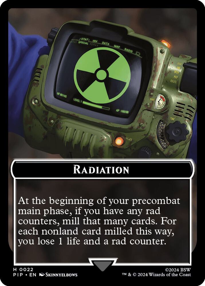 Radiation // Alien Double-Sided Token