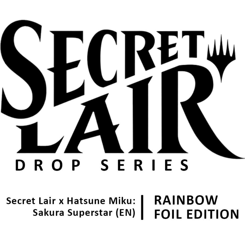 Secret Lair Drop: Secret Lair x Hatsune Miku: Sakura Superstar EN - Rainbow Foil Edition