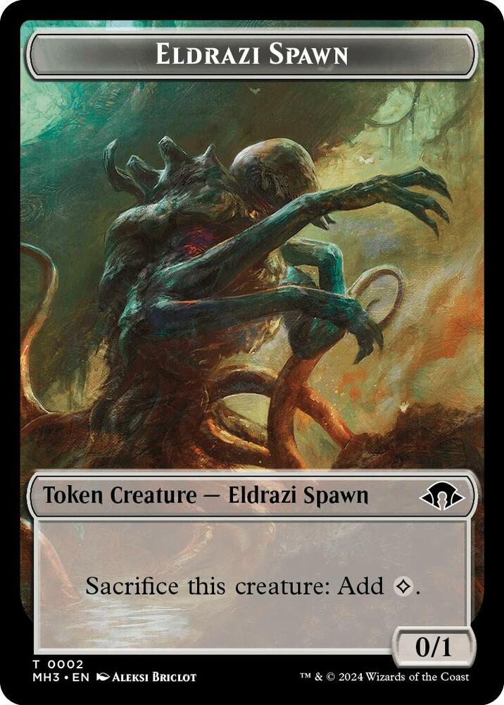 Eldrazi Spawn // Zombie Army Double-Sided Token
