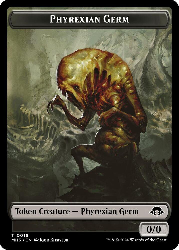 Phyrexian Germ // Spirit (0008) Double-Sided Token