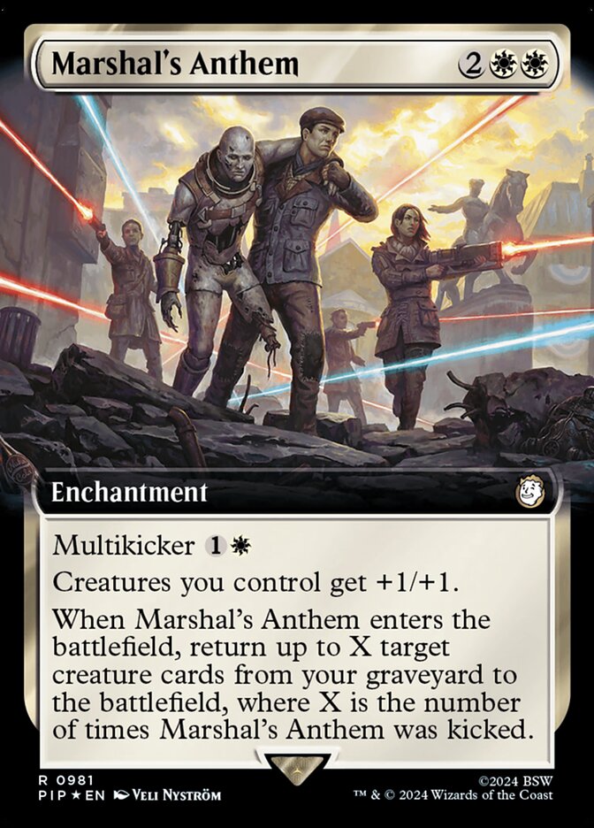 Marshal's Anthem (Extended Art) (Surge Foil)